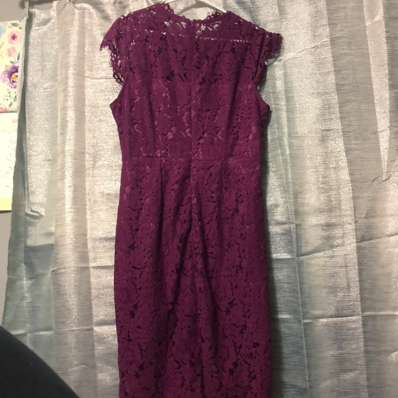 COPY - Merokeety Sleeveless Lace Floral Cocktail Dress - Picture 5 of 11